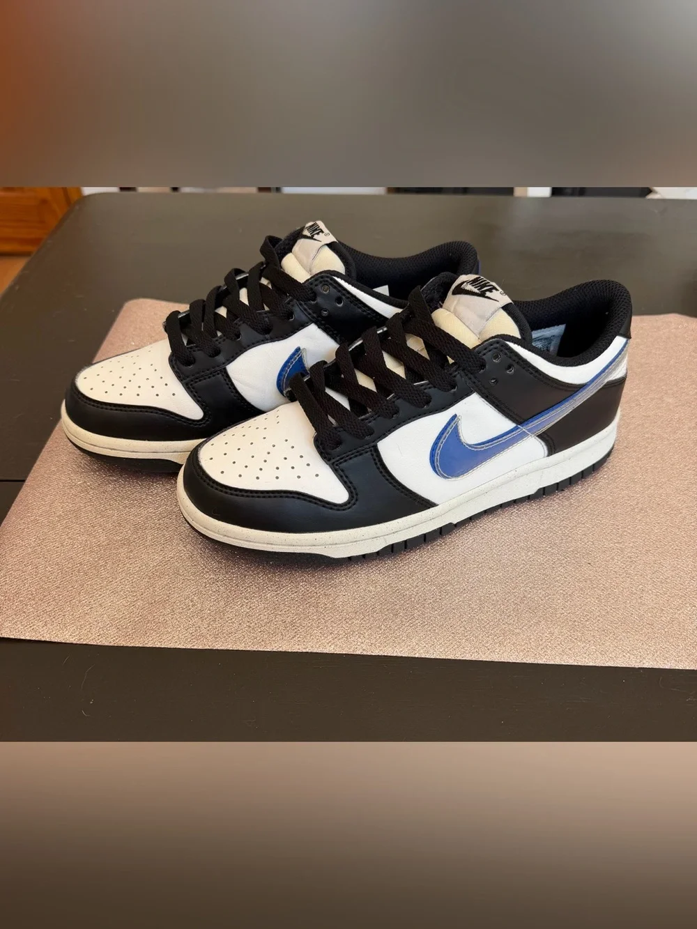 Nike Dunk Low GS Hyper Royal Blue Sneakers - Youth (Size: 5Y Grade School)